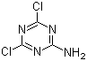 structure of CAS# 933-20-0, 2-Amino-4,6-dichlorotriazine