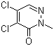 structure of CAS# 933-76-6, 4,5-Dichloro-2-methyl-2H-pyridazin-3-one