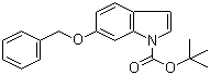 1-Boc-6-苄氧基吲哚分子结构 (CAS 933474-39-6)