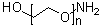 alpha-氨基-omega-羟基聚氧乙烯分子结构 (CAS 933789-97-0)