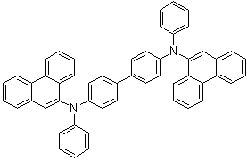 N4,N4'-二-9-菲基-N4,N4'-二苯基-[1,1'-联苯]-4,4'-二胺分子结构 (CAS 934000-87-0)