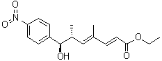 CAS # 934246-96-5, Ethyl (2E,4E,6R,7R)-7-hydroxy-4,6-dimethyl-7-(4-nitrophenyl)hepta-2,4-dienoate