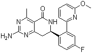 structure of CAS# 934343-74-5, (R)-2-氨基-7-[4-氟-2-(6-甲氧基吡啶-2-基)苯基]-4-甲基-7,8-二氢-6H-吡啶并[4,3-d]嘧啶-5-酮
