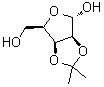 2,3-O-(1-甲基亚乙基)-alpha-D-呋喃来苏糖分子结构 (CAS 93451-15-1)