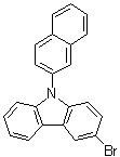 structure of CAS# 934545-80-9, 9-(2-Naphthyl)-3-bromocarbazole