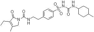 structure of CAS# 93479-97-1, Glimepiride