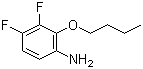 2-丁氧基-3,4-二氟苯胺分子结构 (CAS 935251-05-1)