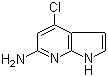 4-Chloro-1H-pyrrolo[2,3-b]pyridin-6-amine molecular structure (CAS 935466-69-6)