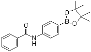 structure of CAS# 935660-75-6, [4-(Benzoylamino)phenyl]boronic acid pinacol ester
