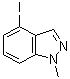 4-碘-1-甲基-1H-吲唑分子结构 (CAS 935661-15-7)