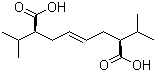 (2S,4E,7S)-2,7-双(1-甲基乙基)-4-辛烯二酸分子结构 (CAS 935847-26-0)