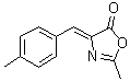 (4Z)-2-甲基-4-[(4-甲基苯基)亚甲基]-5(4H)-恶唑酮分子结构 (CAS 93634-54-9)