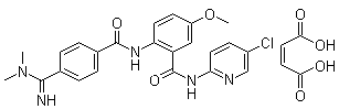 贝曲西班马来酸盐分子结构 (CAS 936539-80-9)
