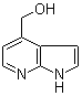 1H-吡咯并[2,3-b]吡啶-4-甲醇分子结构 (CAS 936549-95-0)