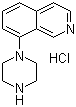 structure of CAS# 936643-79-7, 8-(1-哌嗪基)异喹啉盐酸盐