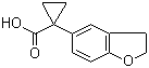 1-(2,3-二氢苯并呋喃-5-基)环丙烷甲酸分子结构 (CAS 936727-45-6)