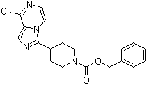 CAS # 936901-81-4, 4-(8-Chloroimidazo[1,5-a]pyrazin-3-yl)-1-piperidinecarboxylic acid phenylmethyl ester