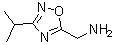 structure of CAS# 936940-67-9, 3-(1-Methylethyl)-1,2,4-oxadiazole-5-methanamine