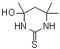 CAS # 937-73-5, Tetrahydro-4-hydroxy-4,6,6-trimethyl-2(1H)-pyrimidinethione