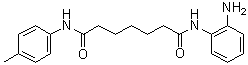 structure of CAS# 937039-45-7, N1-(2-Aminophenyl)-N7-(4-methylphenyl)heptanediamide