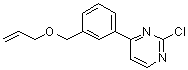 structure of CAS# 937273-29-5, 4-(3-(烯丙基氧基甲基)苯基)-2-氯嘧啶