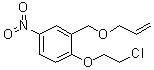 2-(烯丙基氧基甲基)-1-(2-氯乙氧基)-4-硝基苯分子结构 (CAS 937273-31-9)