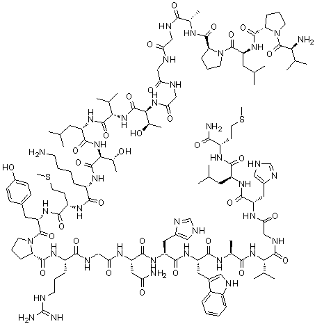 structure of CAS# 93755-85-2, Gastrin-releasing peptide (human)