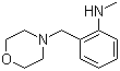 N-甲基-2-(4-吗啉基甲基)苯胺分子结构 (CAS 937659-58-0)