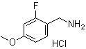 structure of CAS# 937783-85-2, 2-氟-4-甲氧基苯甲胺盐酸盐