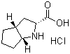 structure of CAS# 93779-30-7, (+/-)-Octahydrocyclopenta[b]pyrrole-2-carboxylic acid hydrochloride