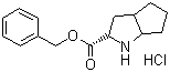 structure of CAS# 93779-31-8, (S,S,S)-2-氮杂双环[3,3,0]辛烷-3-羧酸苄酯盐酸盐