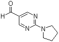 2-(吡咯烷-1-基)嘧啶-5-甲醛分子结构 (CAS 937796-10-6)