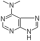 structure of CAS# 938-55-6, 6-Dimethylaminopurine