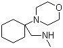 structure of CAS# 938458-83-4, N-甲基-1-(1-吗啉-4-基环己基)甲胺