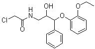 CAS 登录号：93852-40-5, 2-氯-N-[3-(2-乙氧基苯氧基)-2-羟基-3-苯基丙基]乙酰胺