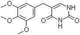 CAS # 93885-69-9, 5-[(3,4,5-Trimethoxyphenyl)methyl]-2,4(1H,3H)-pyrimidinedione