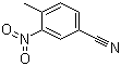 structure of CAS# 939-79-7, 4-甲基-3-硝基苯甲腈