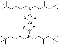 CAS # 93918-68-4, Bis[bis(3,5,5-trimethylhexyl)carbamodithioato-S,S']copper