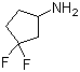 3,3-二氟环戊胺分子结构 (CAS 939525-61-8)