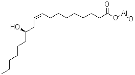 [R-(Z)]-(12-羟基-9-十八碳烯酸基)氧铝分子结构 (CAS 93966-36-0)