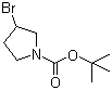 structure of CAS# 939793-16-5, N-叔丁氧羰基-3-溴吡咯烷