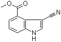 structure of CAS# 939793-19-8, Methyl 3-cyanoindole-4-carboxylate