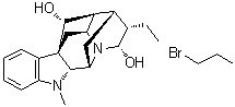 CAS # 93981-29-4, (17R,21alpha)-Ajmalan-17,21-diol compd. with 1-bromopropane (1:1)