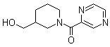 [3-(羟甲基)-1-哌啶基]-2-吡嗪基甲酮分子结构 (CAS 939985-99-6)