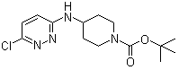 4-[(6-Chloro-3-pyridazinyl)amino]-1-piperidinecarboxylic acid tert-butyl ester molecular structure (CAS 939986-10-4)
