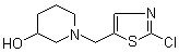 structure of CAS# 939986-51-3, 1-[(2-氯-5-噻唑基)甲基]-3-哌啶醇