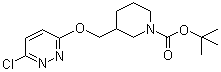 CAS # 939986-58-0, 3-[[(6-Chloro-3-pyridazinyl)oxy]methyl]-1-piperidinecarboxylic acid tert-butyl ester