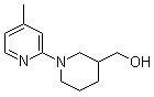 structure of CAS# 939986-82-0, 1-(4-Methyl-2-pyridinyl)-3-piperidinemethanol