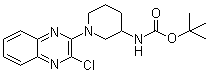 CAS # 939986-91-1, N-[1-(3-Chloro-2-quinoxalinyl)-3-piperidinyl]carbamic acid tert-butyl ester