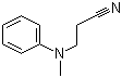 structure of CAS# 94-34-8, N-Cyanoethyl-N-methylaniline